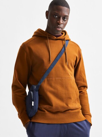 SELECTED HOMME Sweatshirt 'Jackson' i brun