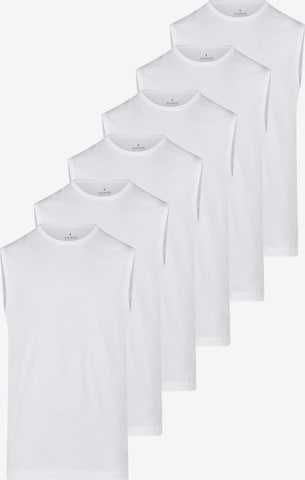 Ragman Undershirt 'Basic' in White: front