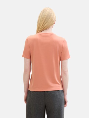 T-shirt TOM TAILOR DENIM en orange