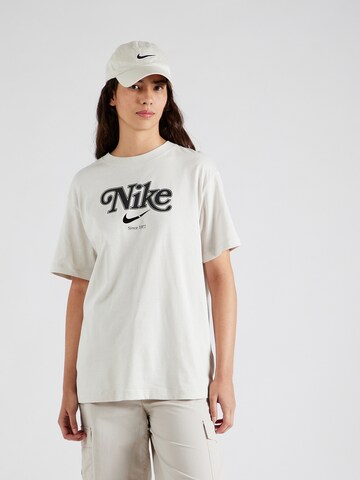 Nike Sportswear Υπερμέγεθες μπλουζάκι σε γκρι: μπροστά