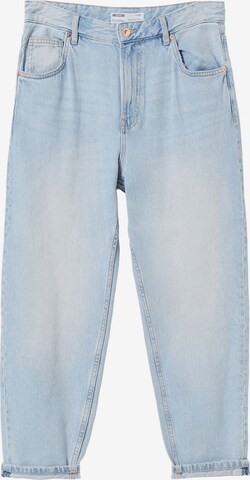 Bershka Lużny krój Jeansy w kolorze niebieski: przód