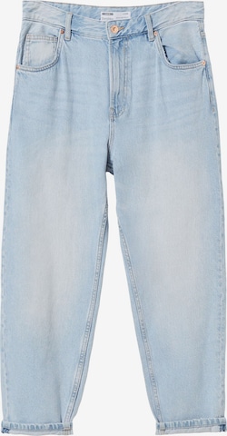 Loosefit Jean Bershka en bleu : devant