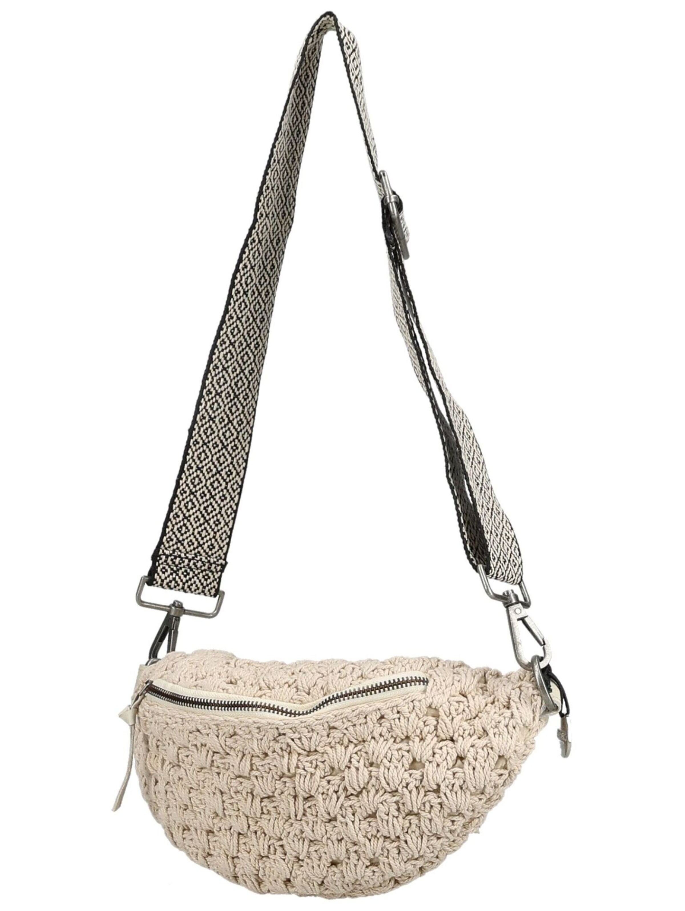ANOKHI Schoudertas in Beige