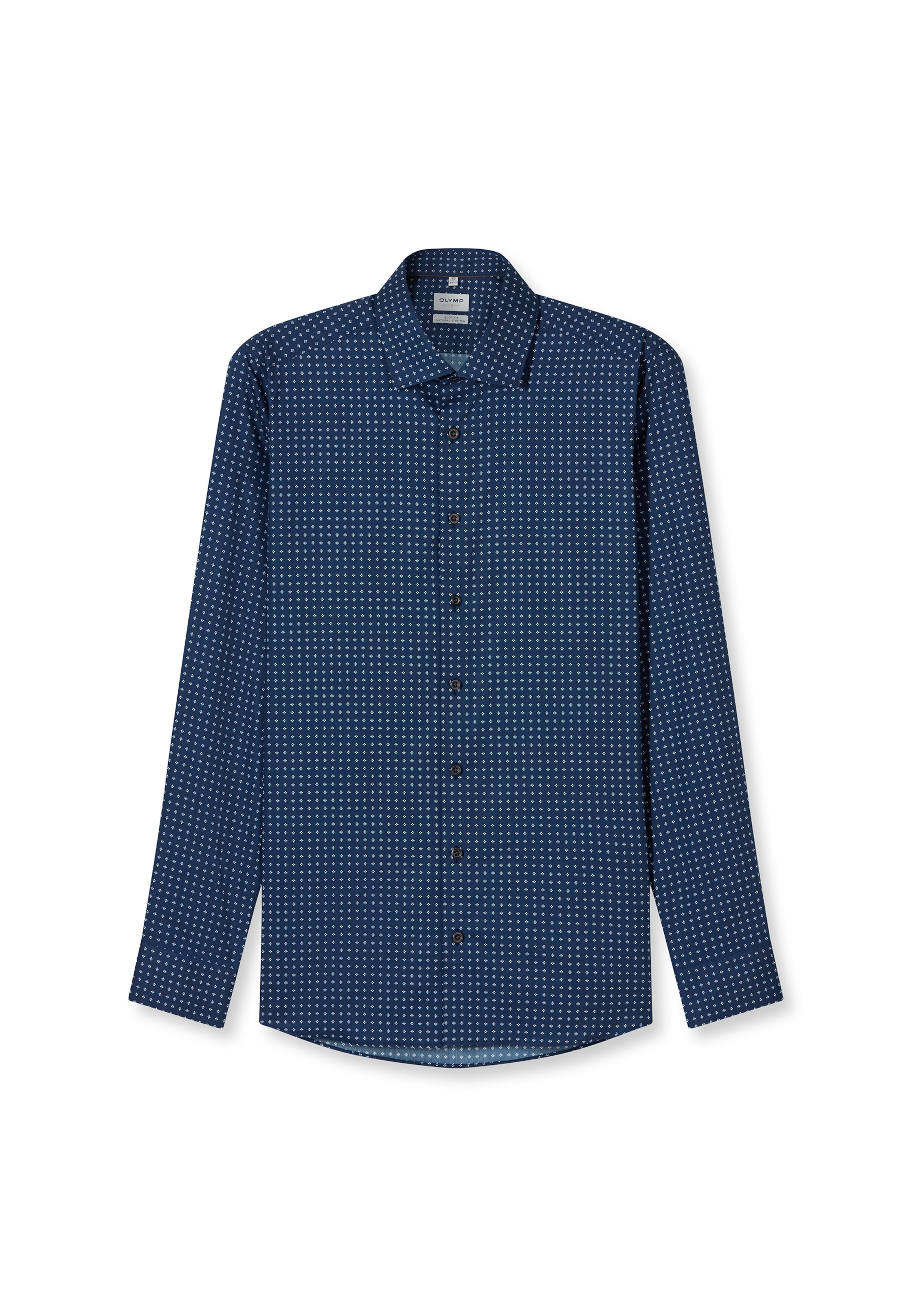 OLYMP Regular Fit Hemd in Blau: Vorderseite