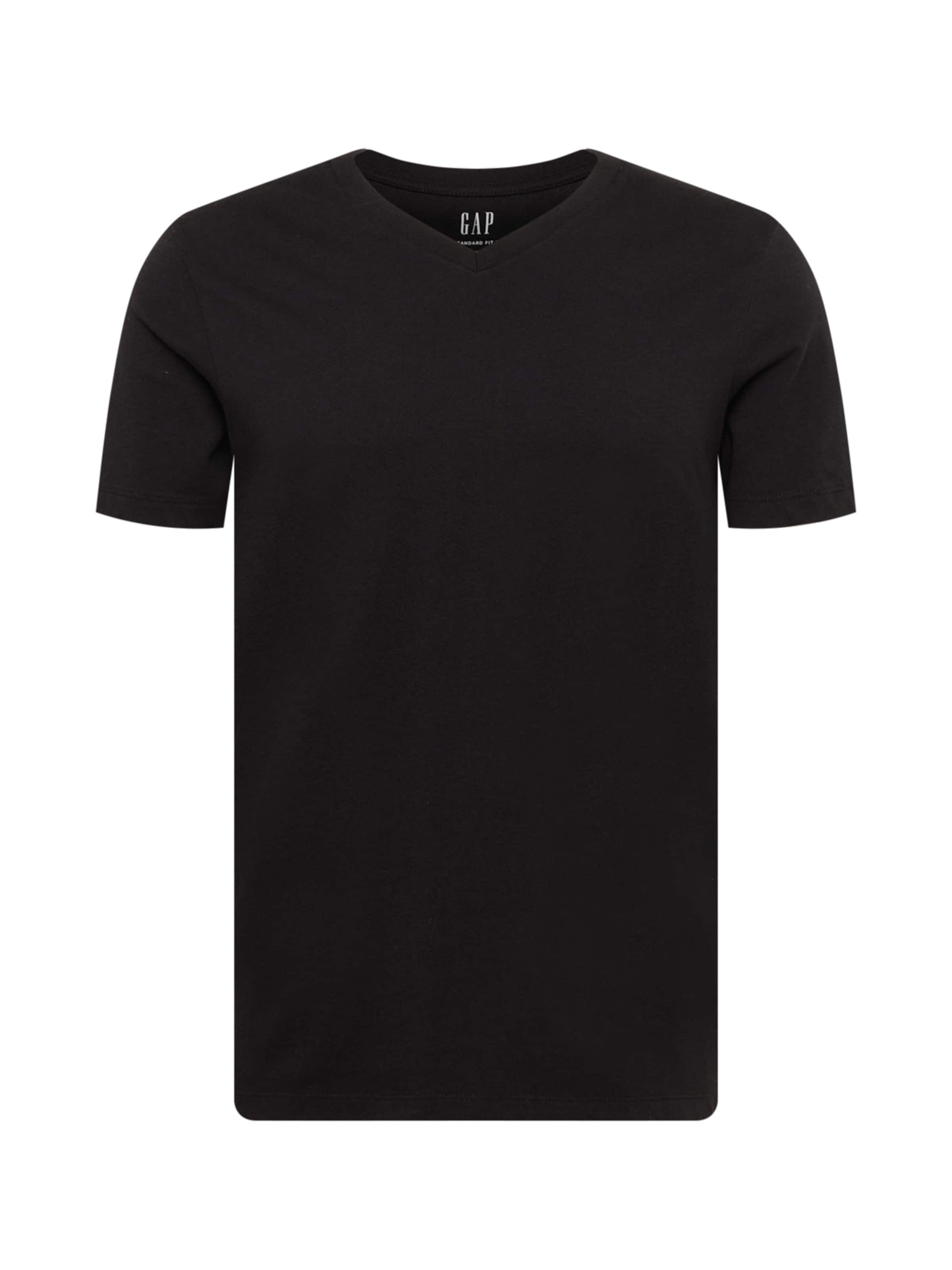 GAP Μπλουζάκι 'CLASSIC' σε μαύρο: μπροστά