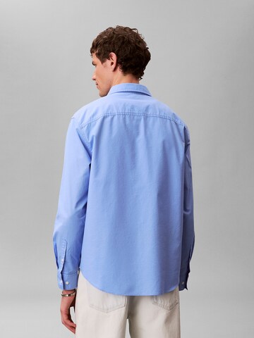 Calvin Klein Jeans Regular Fit Hemd in Blau