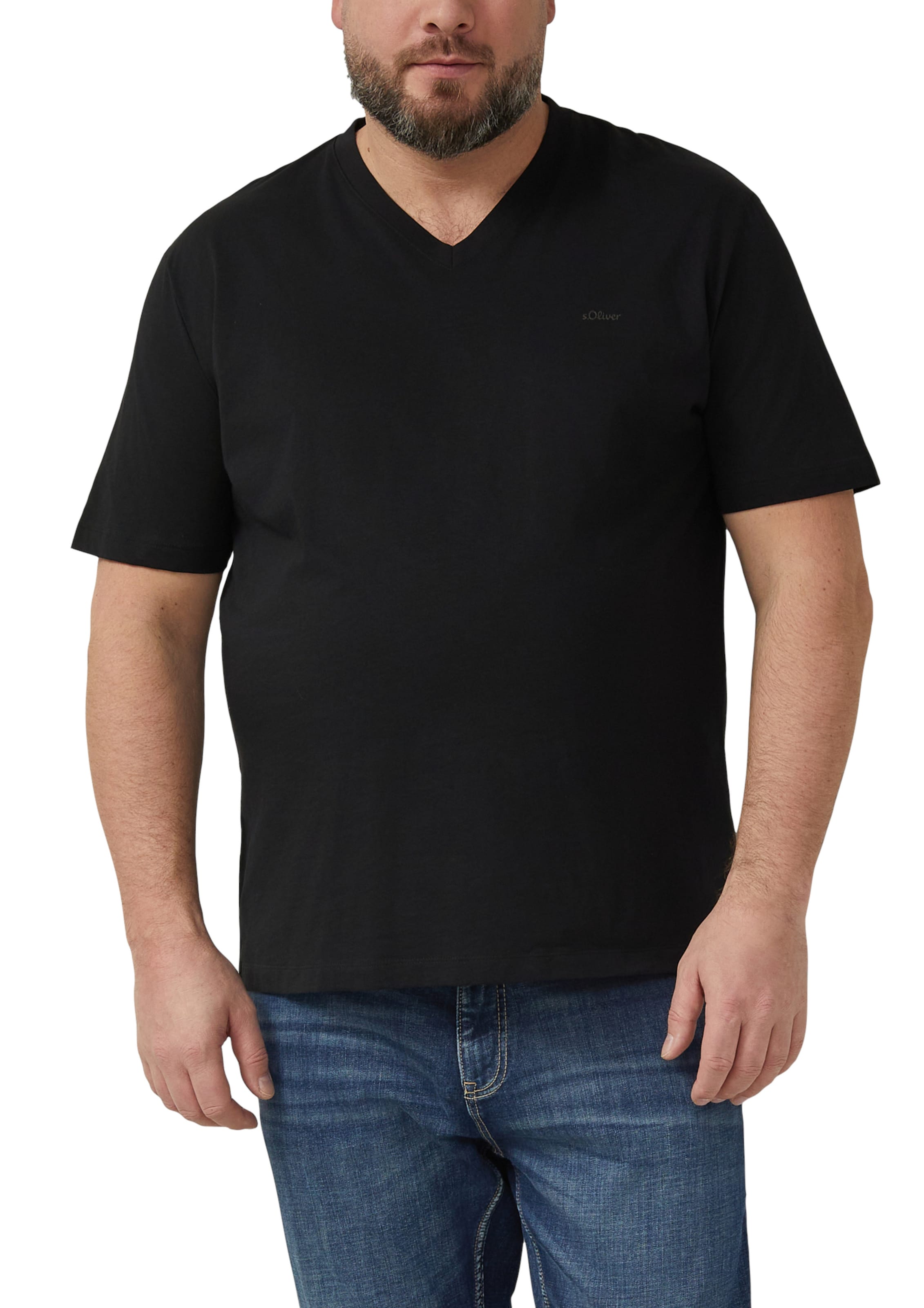 s.Oliver Shirt in Zwart