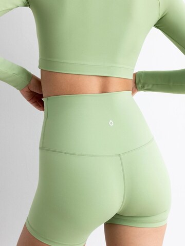 MyLibi Skinny Leggings 'Short Selkis Light Green' in Green