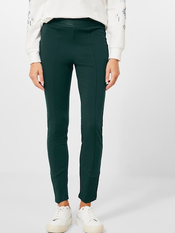 CECIL Slim fit Pants 'Vicky' in Green: front