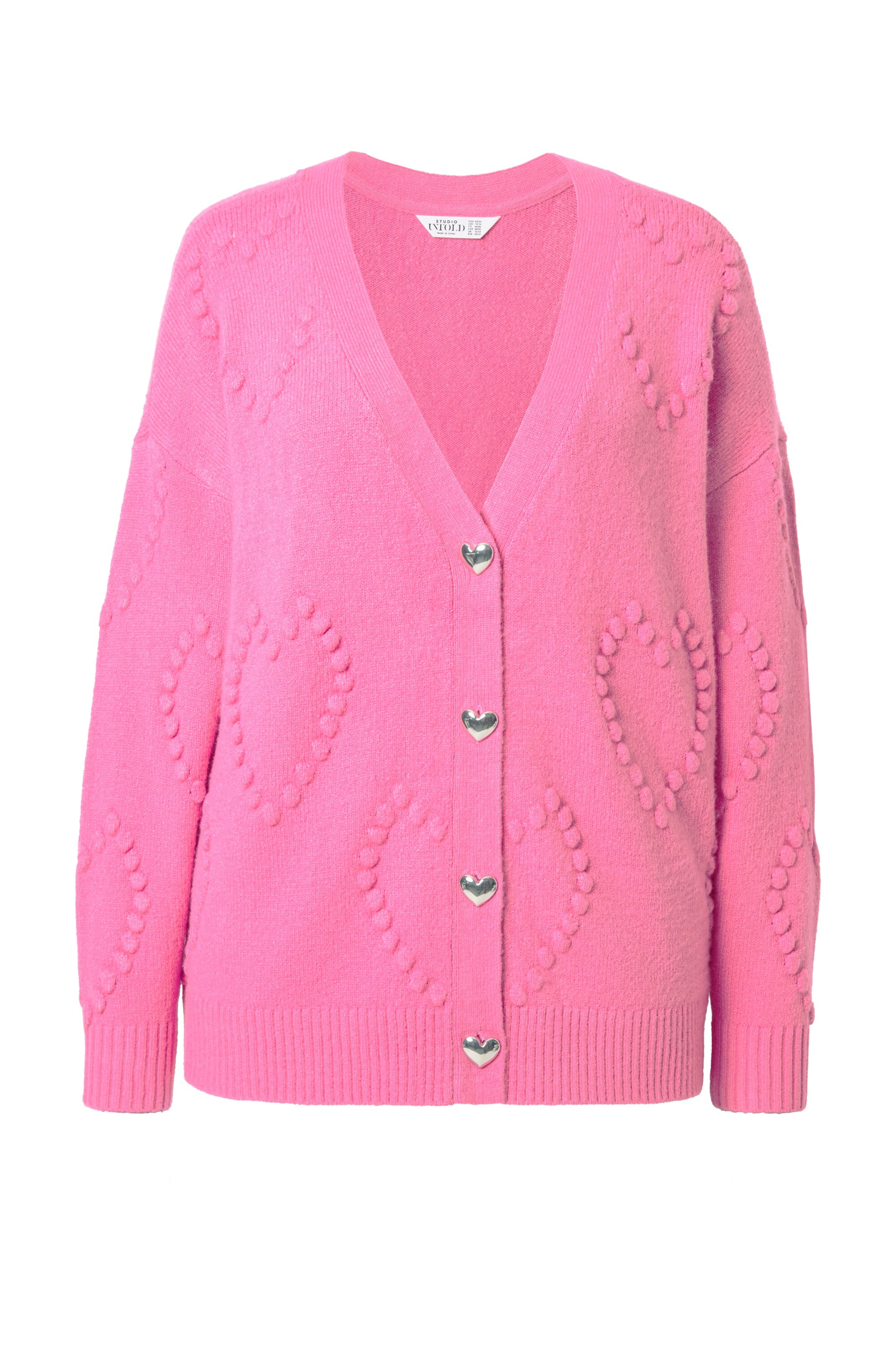 Studio Untold Gebreid vest in de kleur Pink, Productweergave