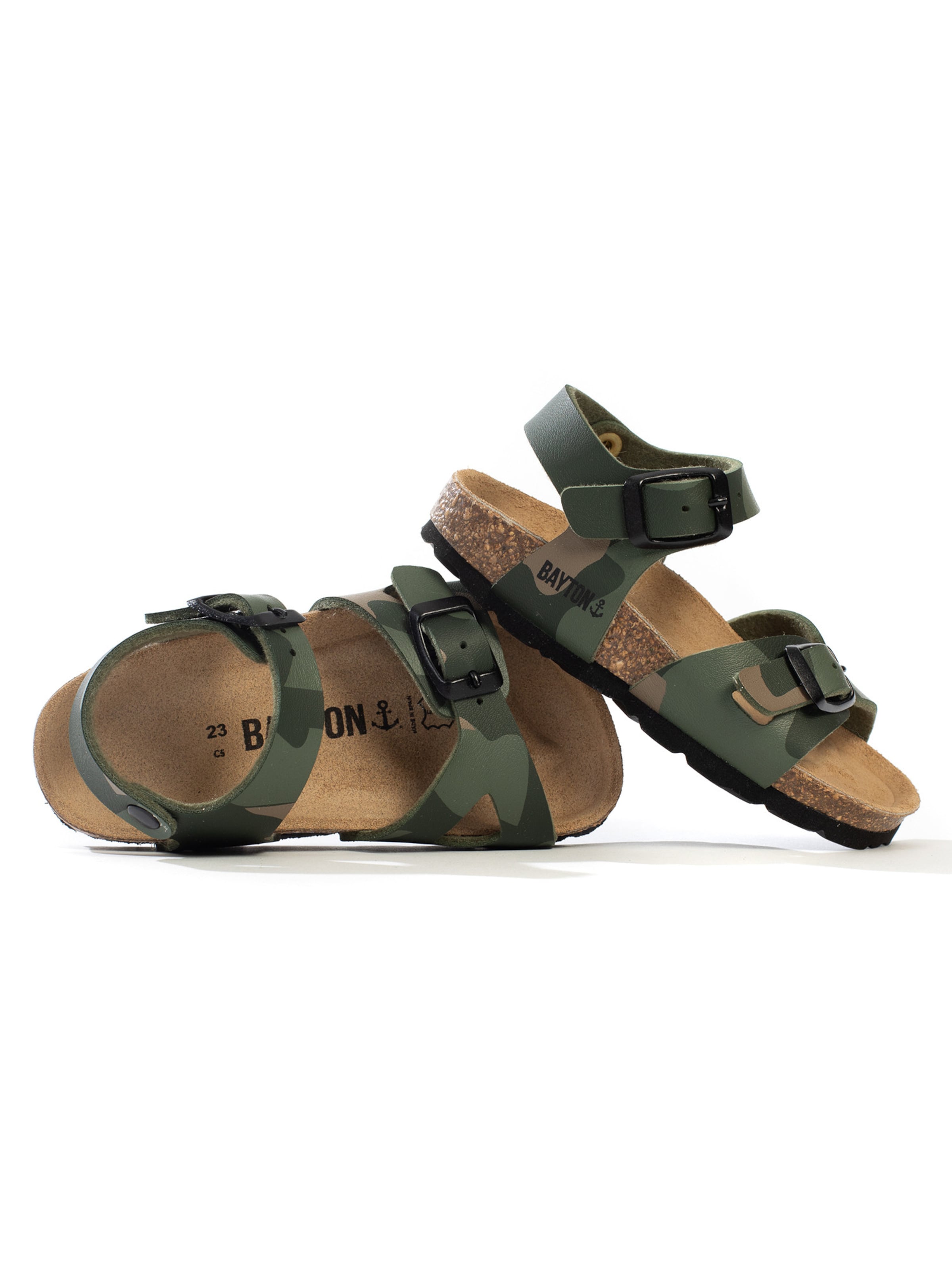 Bayton Sandal 'Pegase' in Green