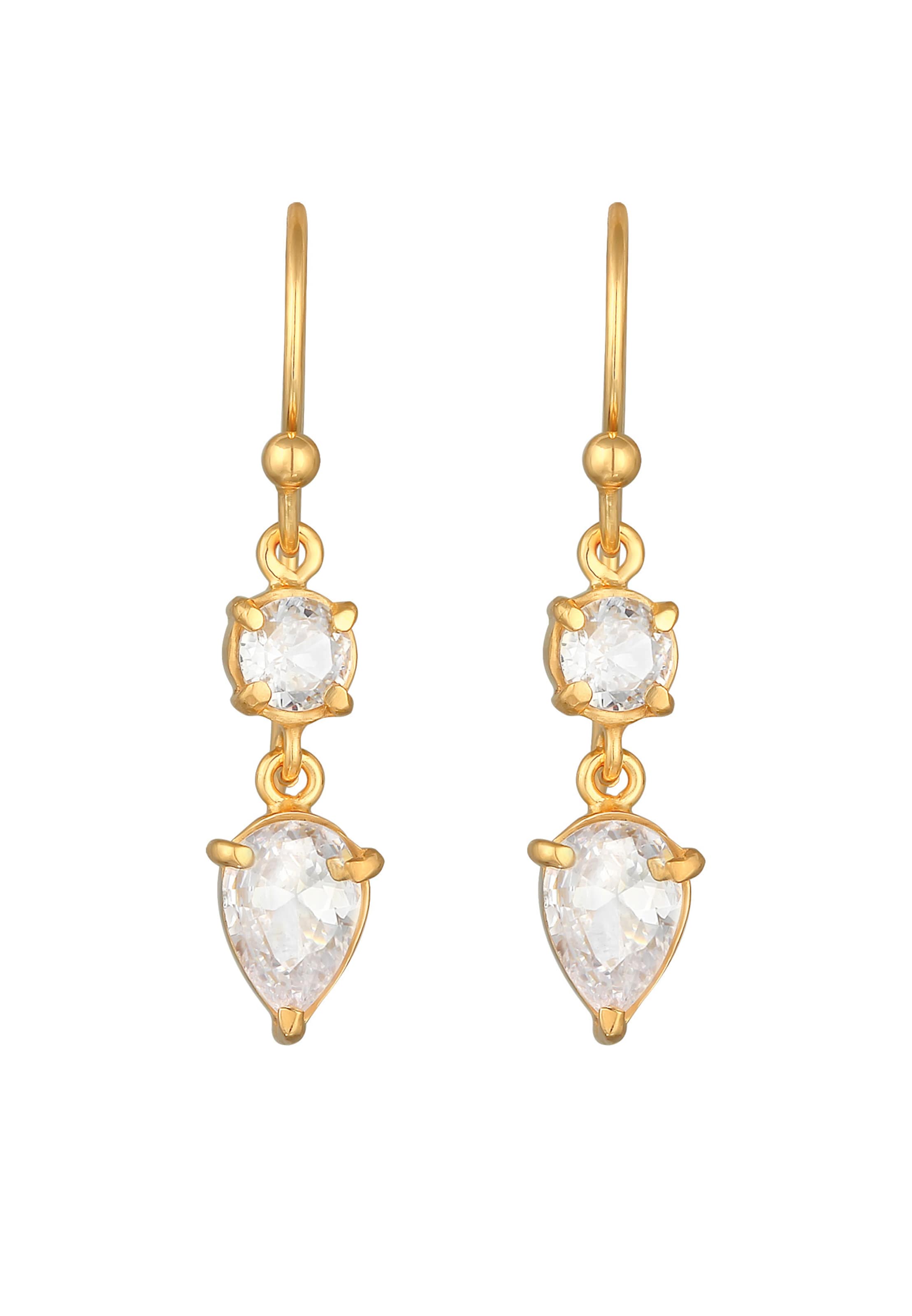 ELLI Ohrringe in Gold: Vorderseite