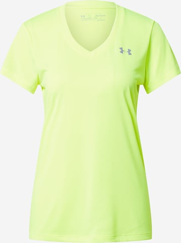 UNDER ARMOUR Funktionsbluse i gul: forside