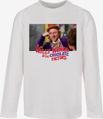 ABSOLUTE CULT Shirt 'Willy Wonka And The Chocolate Factory' in Weiß: predná strana