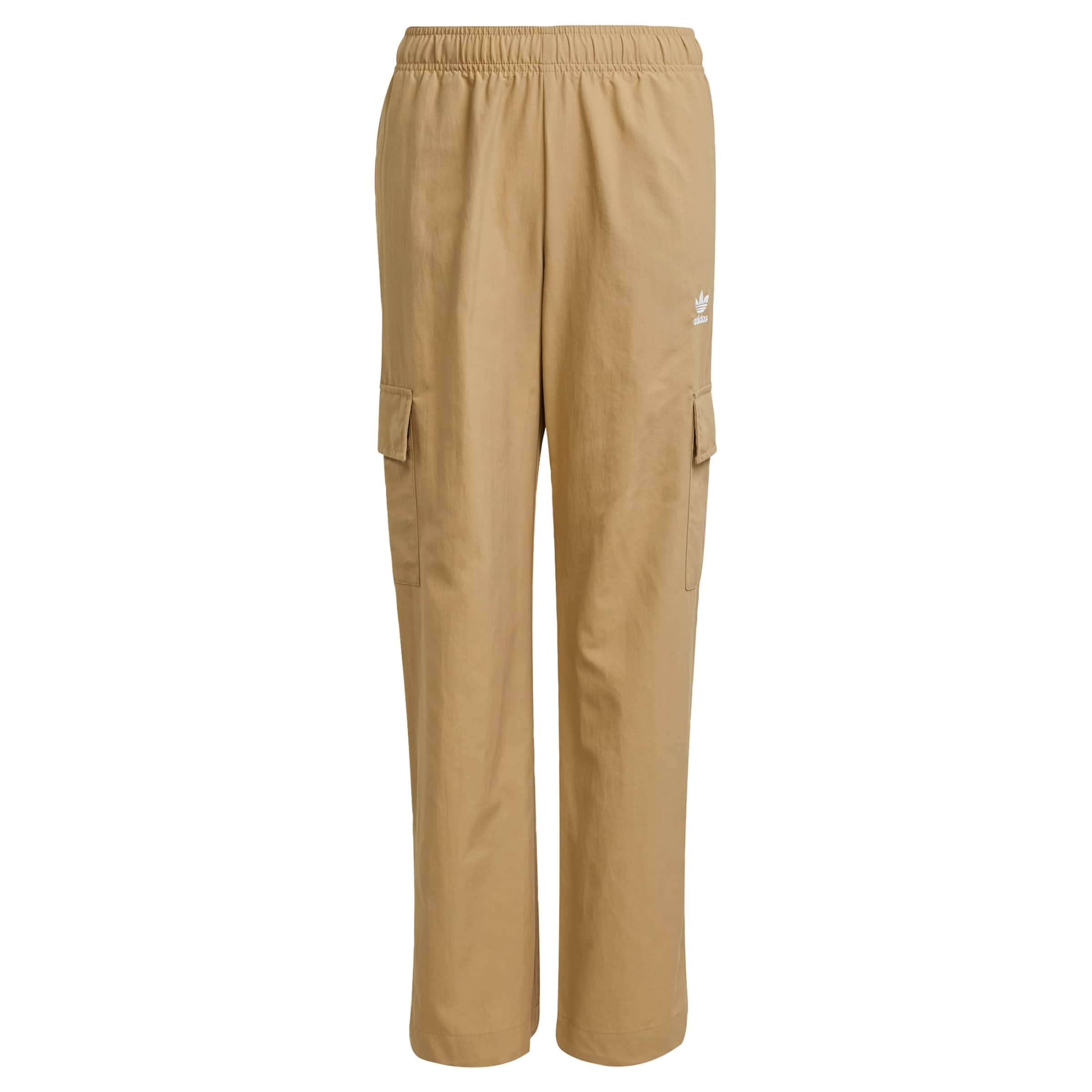 ADIDAS ORIGINALS Regular Trousers in Brown: front