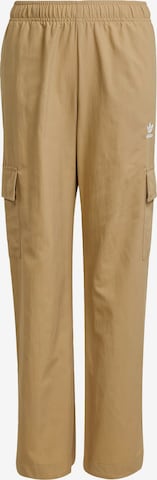 ADIDAS ORIGINALS Regular Trousers in Brown: front