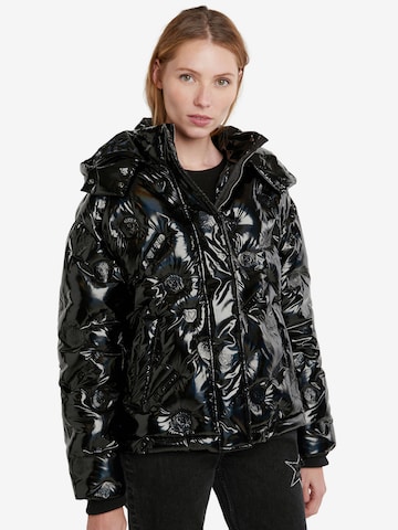 Desigual Winterjas in Zwart: voorkant