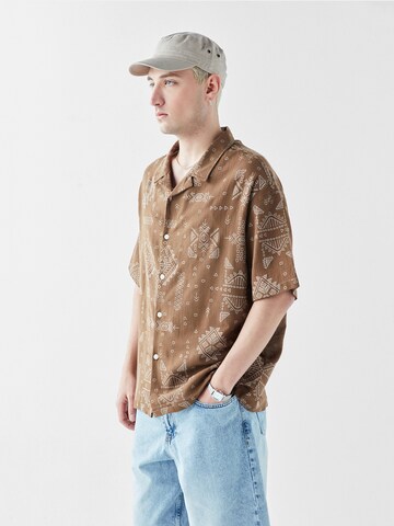 Comfort fit Camicia 'Hyacinth' di VAMOS CLO in marrone