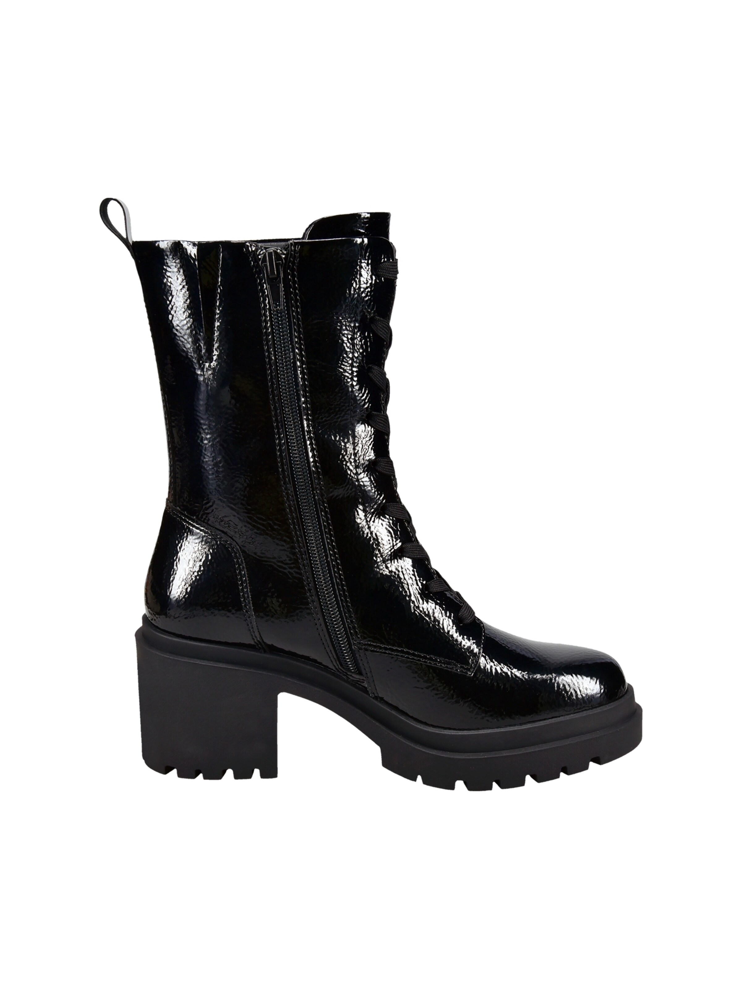 Bottines à lacets bugatti en noir