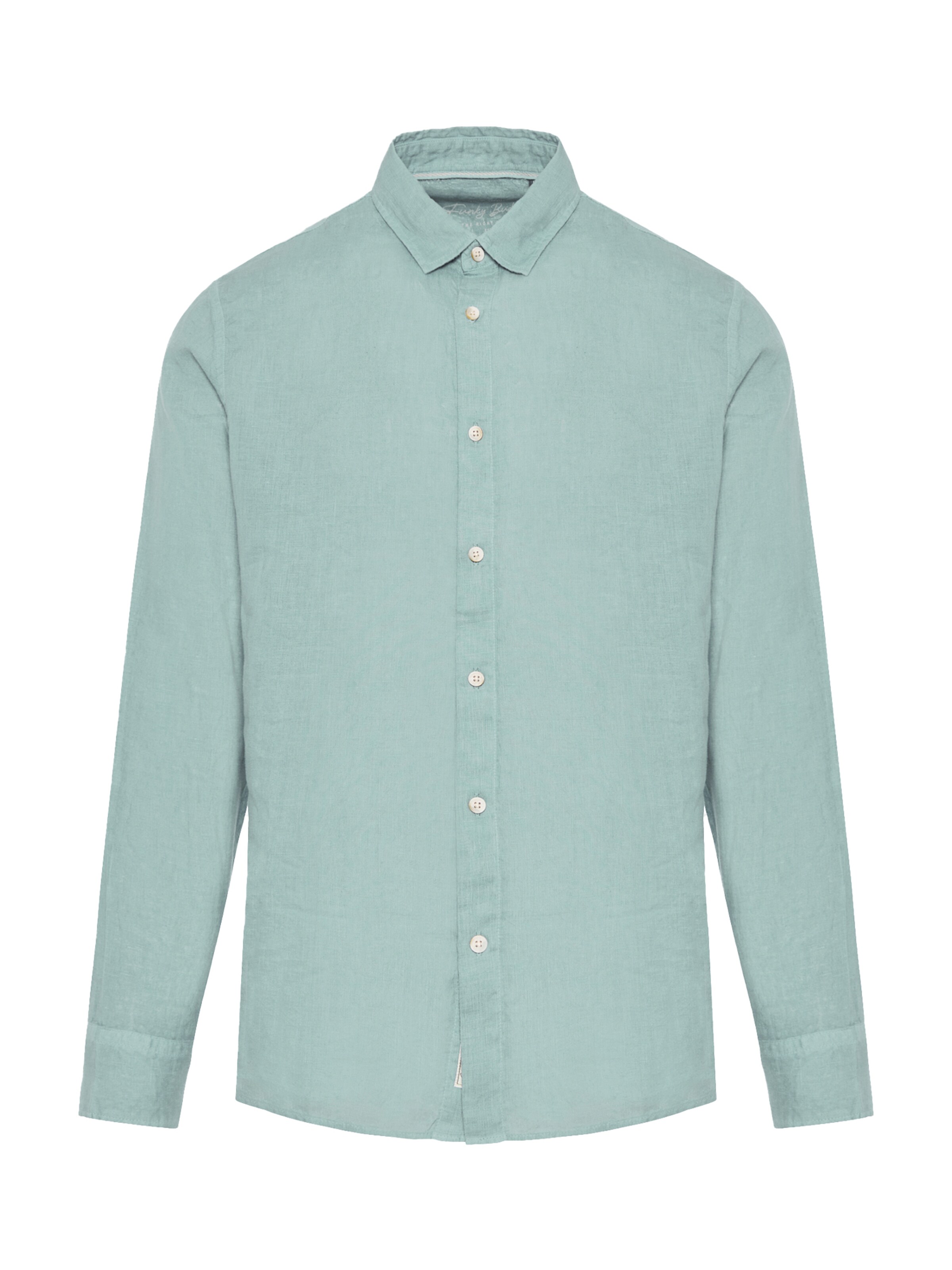 Funky Buddha Skjorte i lysegrøn, Produktvisning