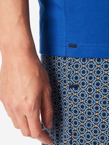 T-Shirt ' Mix Relax ' SCHIESSER en bleu