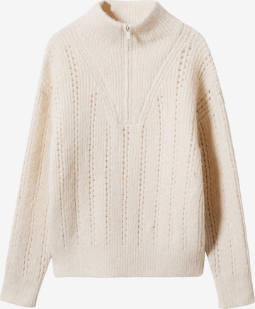 MANGO Pullover 'DORINI' in Beige: predná strana