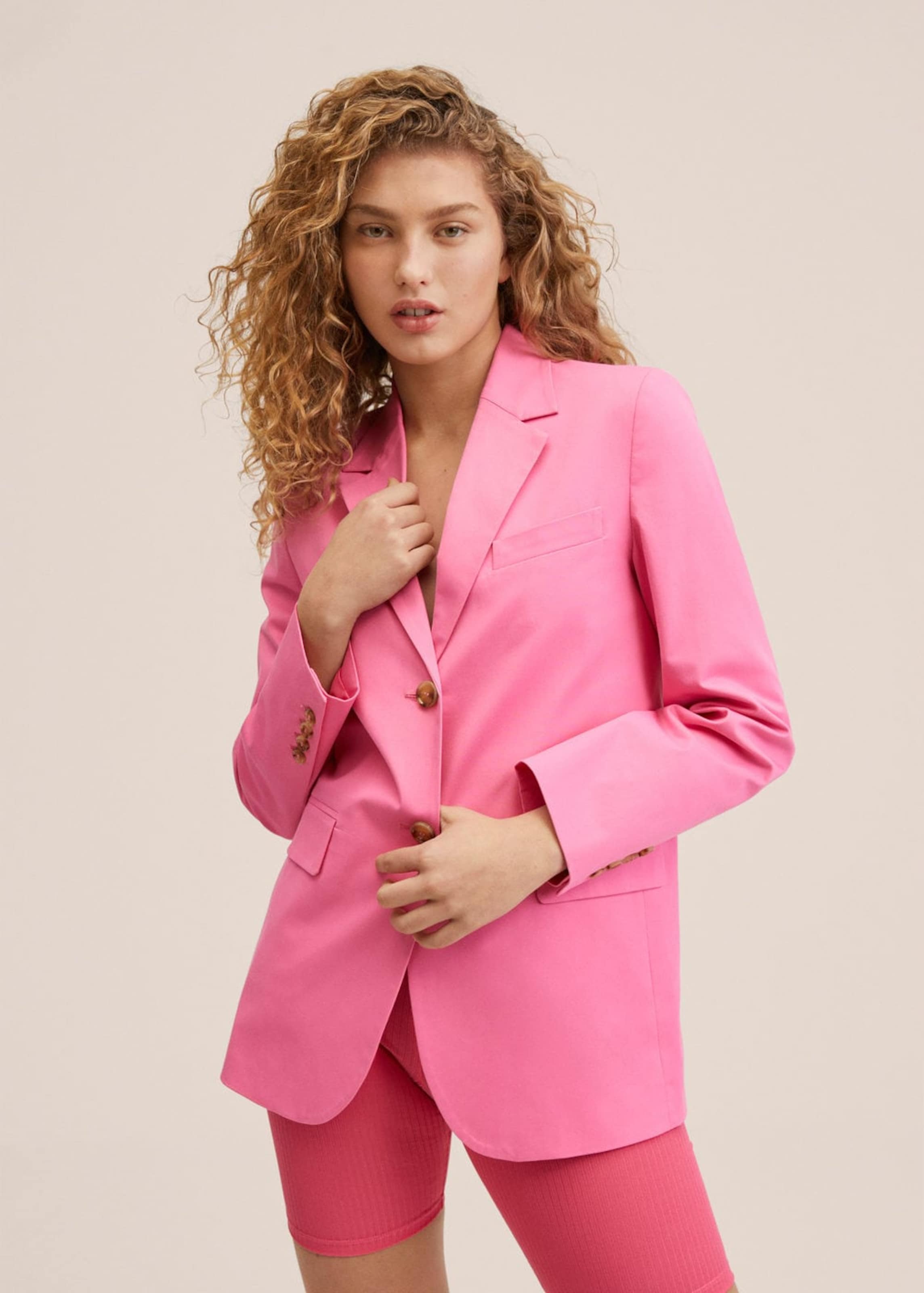 Frauen Blazer MANGO Blazer 'Katy' in Pink - CV91165 Frauen Blazer MANGO Blazer 'Katy' in Pink - CV91165