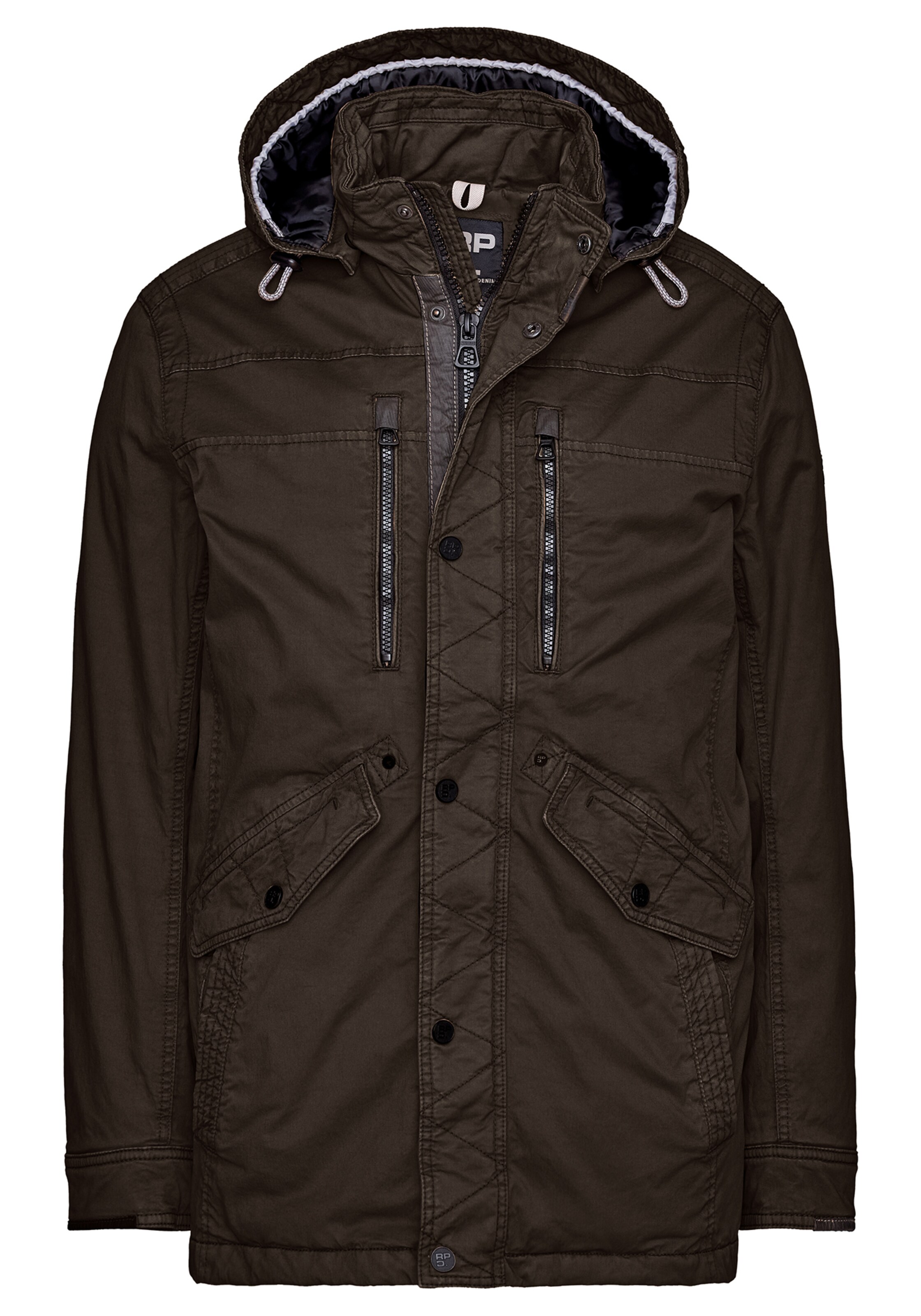 REDPOINT Winter Parka in Brown: front
