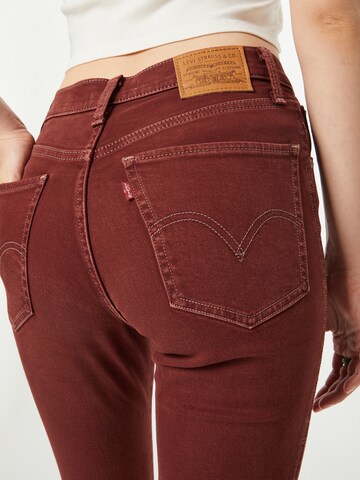 LEVI'S ® Skinny Farkut 'Workwear Mile High' värissä punainen