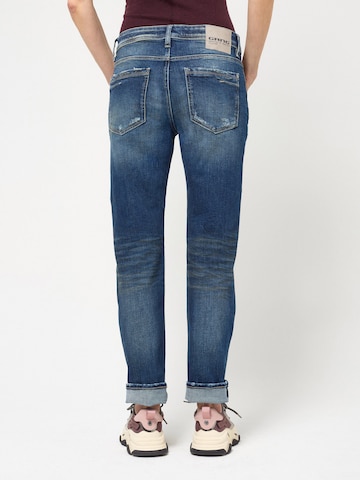 Effilé Jean '94NICA WORKER' Gang en bleu