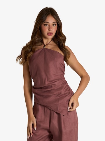 Semicouture Top 'Becka' in Pink: front