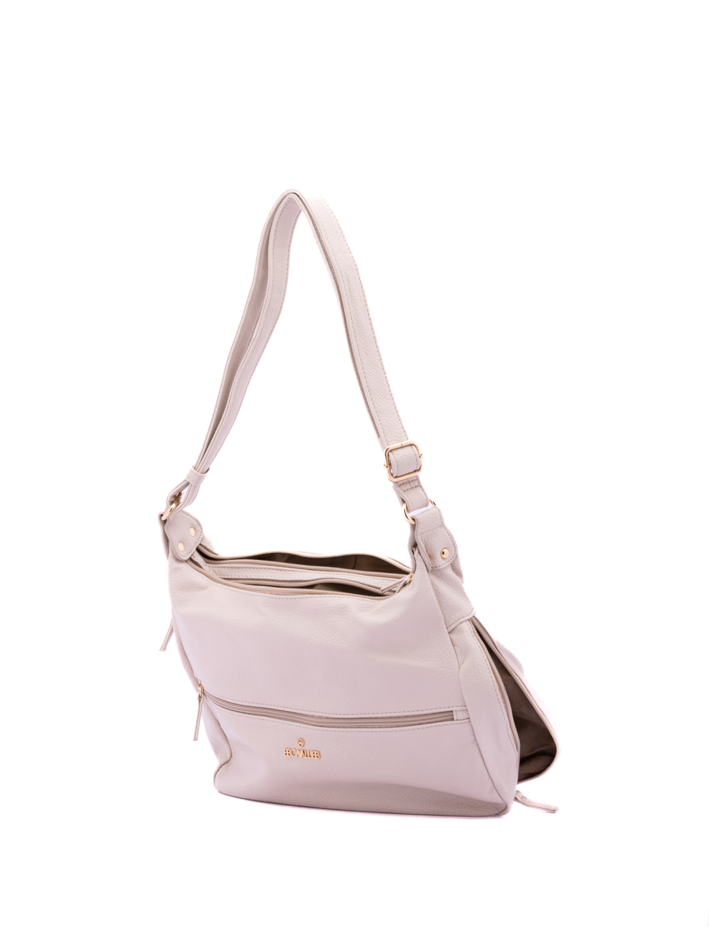 Borsa a spalla 'Borsa a Spalla Donna B Cavalli Ecopelle con Zip - 35x26x11 cm' di B. Cavalli in beige