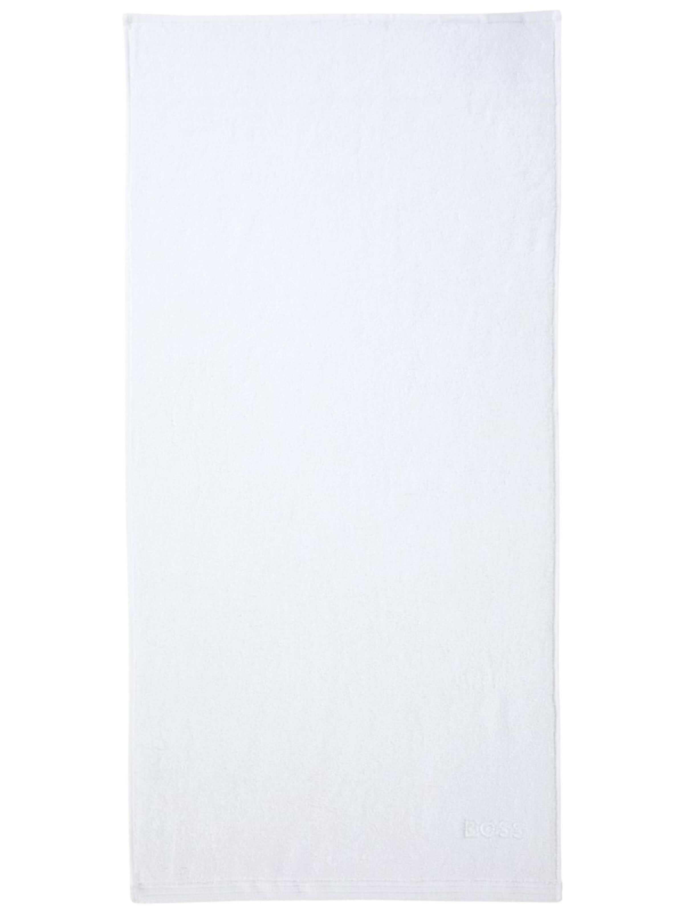 BOSS Home Towel 'EDGE' in White: front