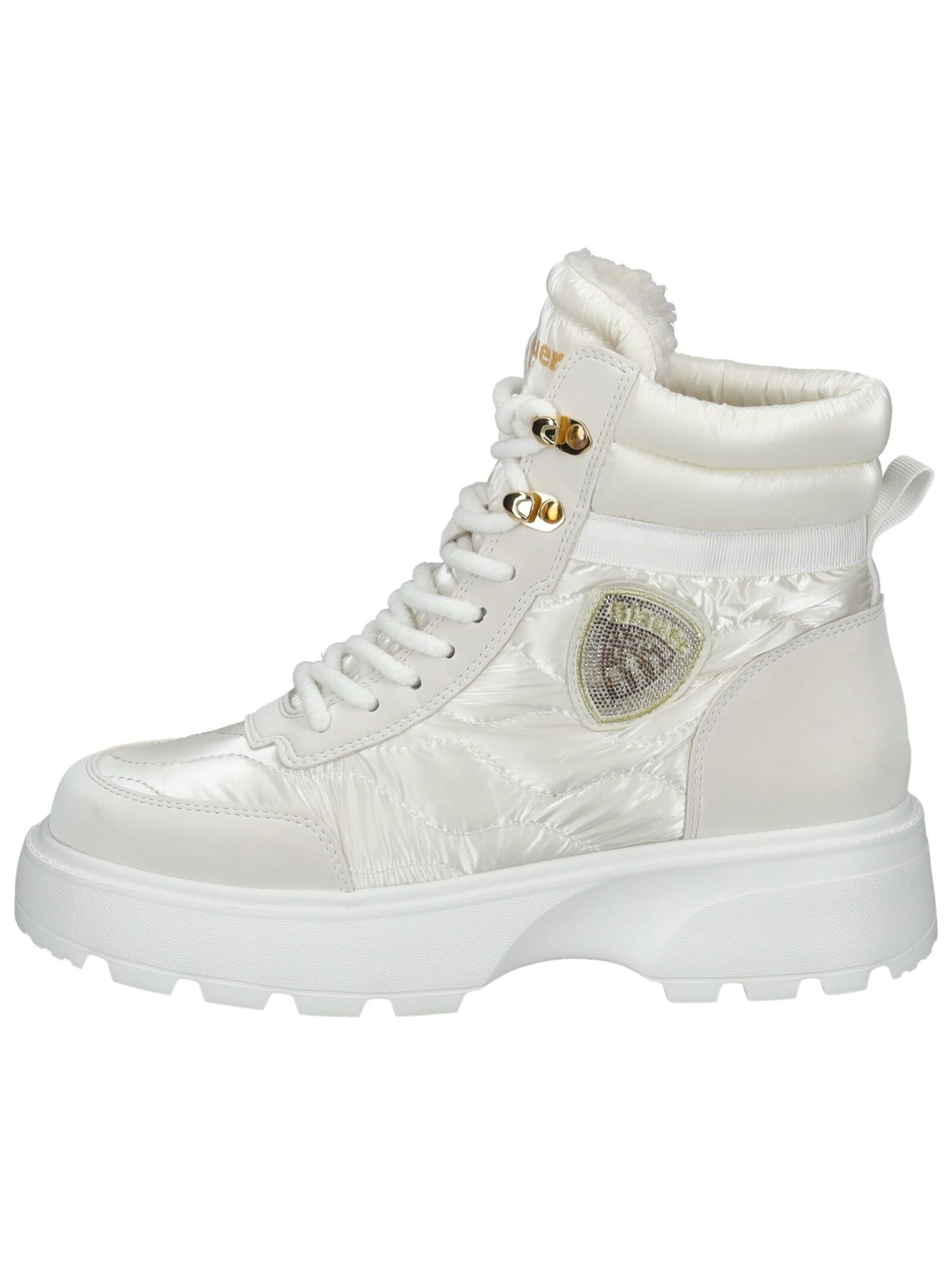 Blauer.USA Stiefelette in Weiß