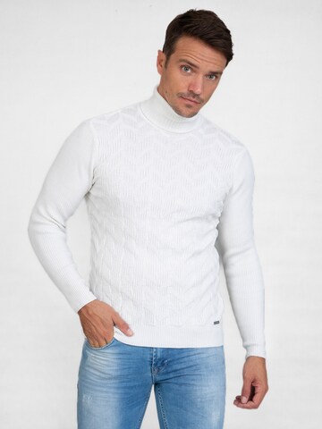 Sir Raymond Tailor Sweater 'Truff' in White: front