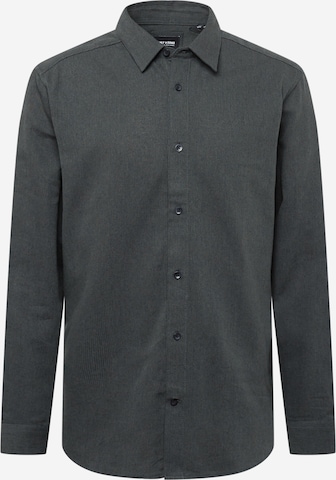 Coupe regular Chemise 'BAIN' Only & Sons en vert : devant