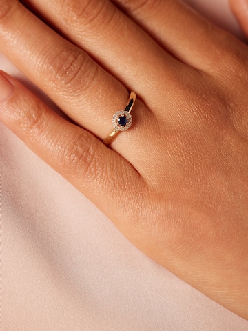 Lucardi Ring in Goud: voorkant