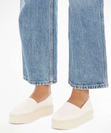 Calvin Klein Jeans Espadrillo värissä valkoinen: edessä