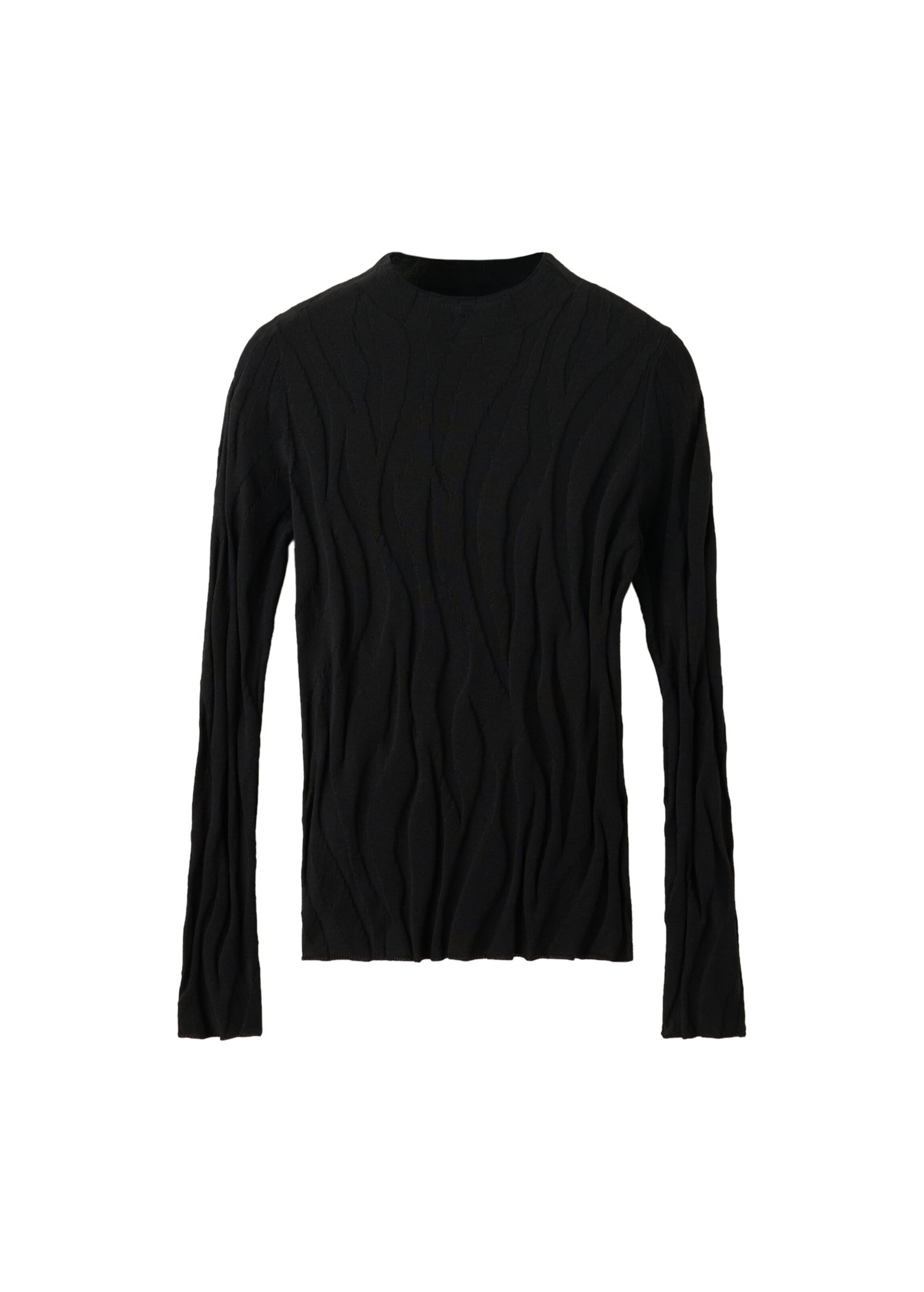 MANGO Pullover 'PUMA' in Schwarz: Vorderseite