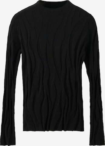MANGO Pullover 'PUMA' in Schwarz: Vorderseite