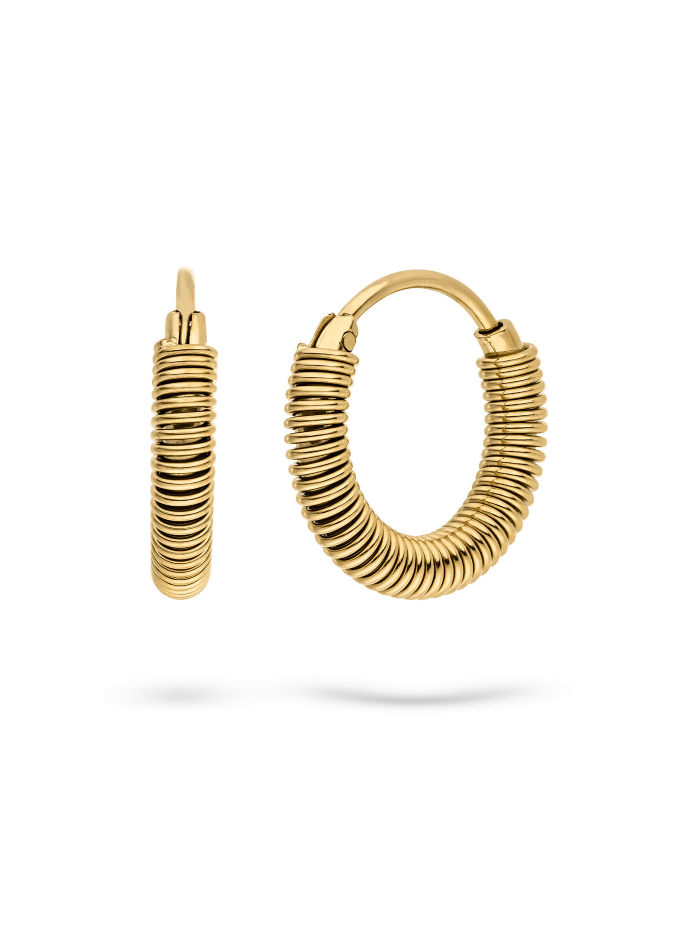 Liebeskind Berlin Oorbellen 'Twist' in Goud: voorkant