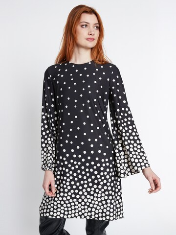 Ana Alcazar Kleid 'Surya' in Schwarz: Vorderseite