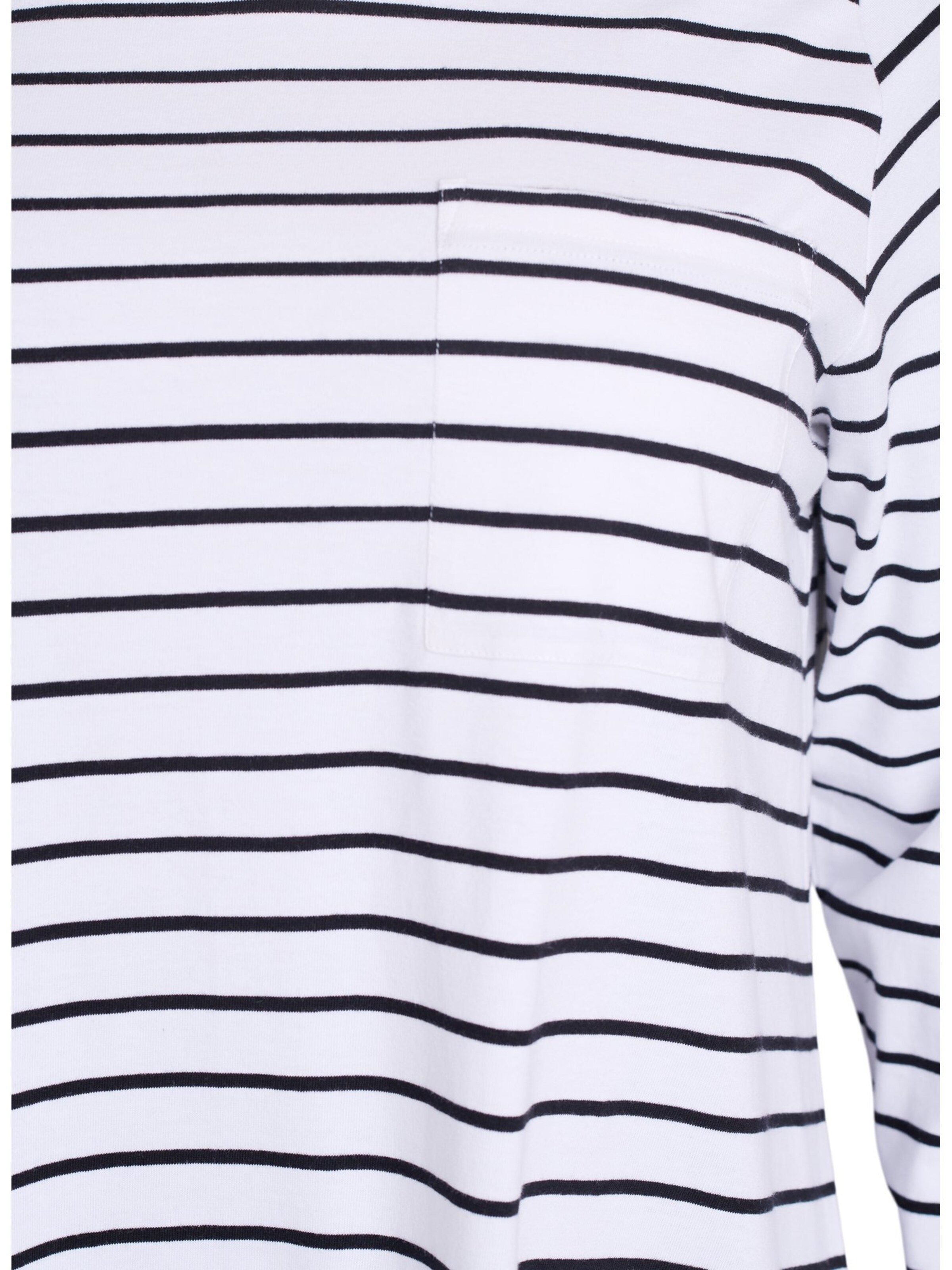 Zizzi Schlafshirt 'Msiv' in Weiß