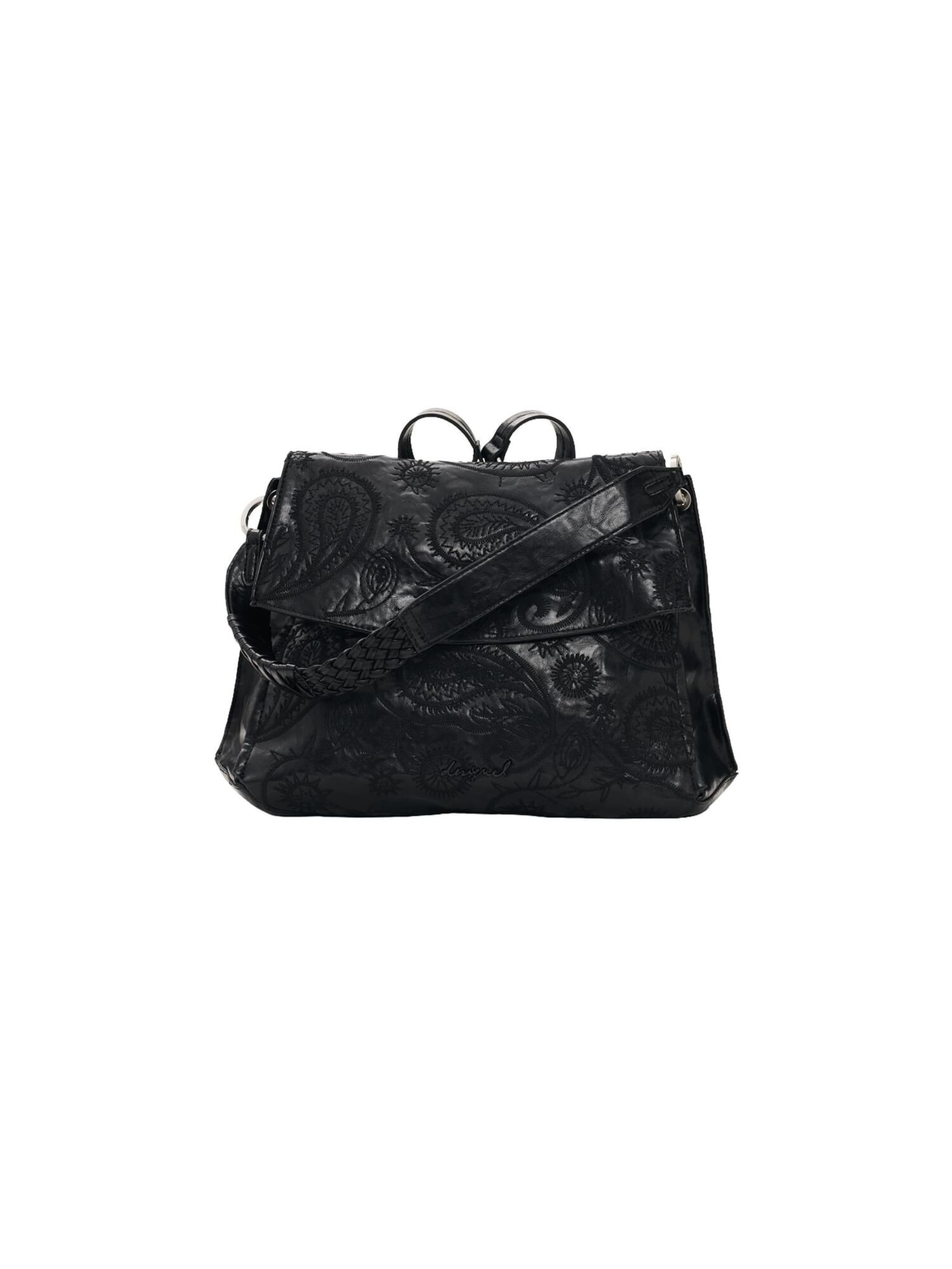 Rucsac de la Desigual pe negru: față