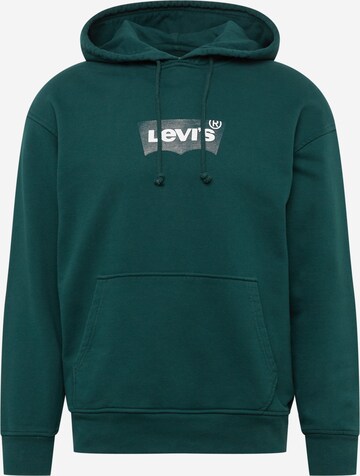 LEVI'S ®Sweater majica 'Relaxed Graphic Hoodie' - zelena boja: prednji dio