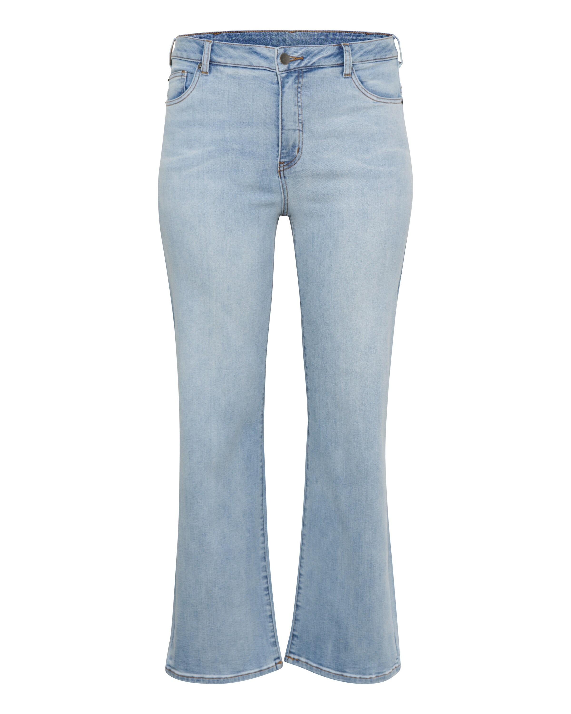 KAFFE CURVE Bootcut Jeans in Blau: Vorderseite