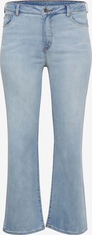 KAFFE CURVE Bootcut Jeans i blå: forside