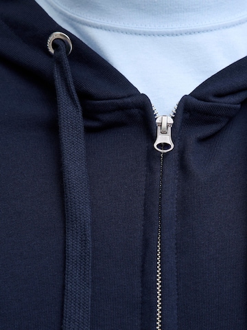 JACK & JONES Sweat jacket in Blue