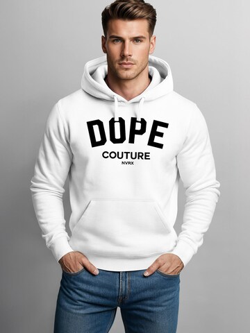 Neverless Sweatshirt 'Dope Couture' in White: front