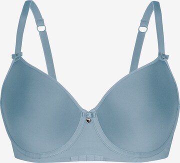 sassa T-shirt Bra 'LOVELY SECRET' in Blue: front